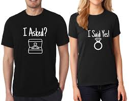 Eharmony uses a compatibility matching system to ensure that all of your matches are suitable. I Asked I Said Yes Couples Matching Shirts Engagement Etsy