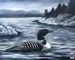 paint and sip call of the loon