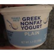 trader joe s yogurt greek nonfat