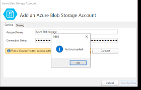 add azure blob storage account in pbrs