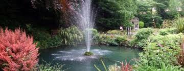 Small Pond Fountains Add An Idyllic