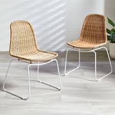 Pe Rattan Outdoor Dining Chairs