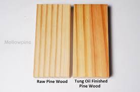 tung oil on pine we tested how it