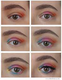 colorful festival makeup tutorial