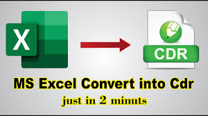 how to import excel file in coreldraw