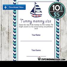 turquoise nautical baby shower games