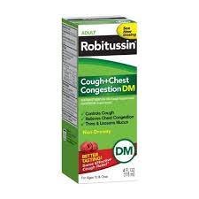 robitussin cough chest congestion dm