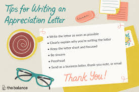 How to write a persuasive letter of support. Appreciation Letter Examples And Writing Tips