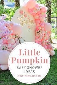 little pumpkin baby shower pretty my
