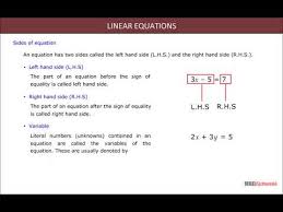 Simple Equations Linear Equations