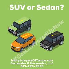 Which car will serve you best? What S Safer In An Accident Is An Suv Safer Than A Car Or Sedan Personal Injury Lawyers Of Tampa