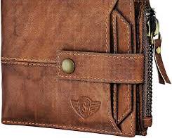 Spiffy Brown Genuine Leather Wallet for Men on Amazon.in