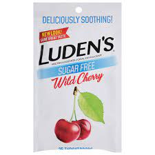 throat drops wild cherry sugar free