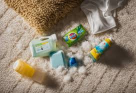 get laundry detergent out of carpet