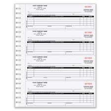 Purchase Order Book 3 Part Carbonless Imprinted Nc 124 3imp