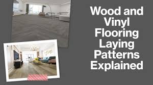 wood and vinyl flooring laying patterns