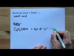 Noic Acid Water H3o And