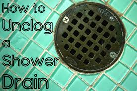 how to clear a clogged shower drain 8