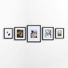 Icon Wood 4 Piece Black Gallery Wall