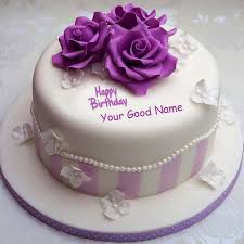 birthday cake with name wishes image