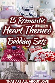 15 romantic heart themed bedding sets