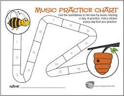 Free Bumblebee And Hive Music Practice Chart Free Bumblebe