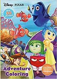 Coloring pages, coloring pages to print, disney coloring pages, free coloring pages, printable coloring pages bookmark. Disney Pixar Adventure Coloring Jumbo Coloring With 50 Stickers Parragon Books Ltd 9781474821544 Amazon Com Books