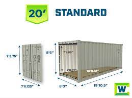 20 shipping containers