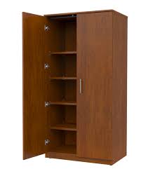 tall wood storage cabinets with doors