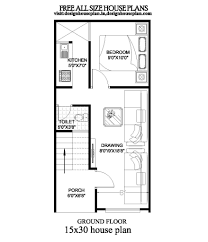 15 by 30 house plan pdf 15x30 house