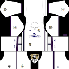 This style now instead can only be observed on the back collar panel. Real Madrid 201617 Kit Dls