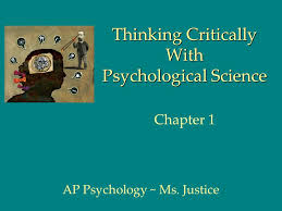 Chapter    Thinking Critically with Psychological Science   ppt    