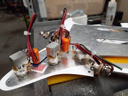Mini humbucker wiring diagram with master tone and blender. Stratocaster Wiring Harness To Split The 2 Humbuckers 1 Volume 2 Push Pull Tones Hoagland Custom