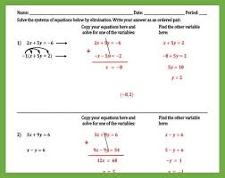 Equations Worksheet Ii