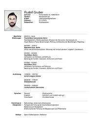 Resume Cover Letter Template German Resume Template Curriculum Vitae