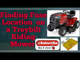riding mower troybilt bronco it won t