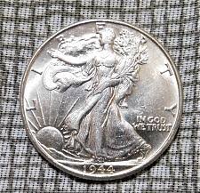 1944 Walking Liberty Half Dollar Coin Value Prices Photos