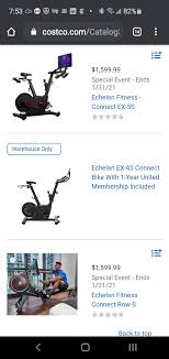 Smart connect price, features + where to buy. Costco Just Posted The Ex 5s And Row S With 1 Year Subscription Included Go Echelon