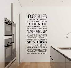 House Rules Wall Decal Sticker By Ey Decals