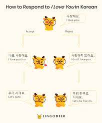 how to say i love you in korean an