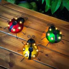 Solar Ladybug Light Outdoor Garden