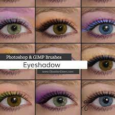 eyeshadow photo and gimp brushes by