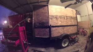 homemade enclosed trailer build