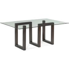 saloom serpent glass dining table