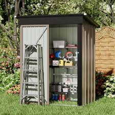 Rankok Outdoor Storage Shed 5x3 Ft
