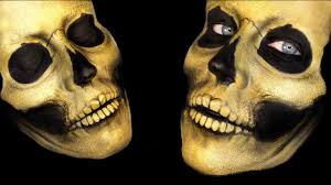 11 exposed skull halloween makeup