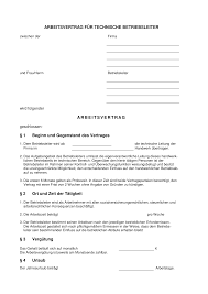 Muster vorlage eines standard arbeitsvertrag für die anstellung eines . Https Www Hwk Rhein Main De Adbimage 2447 Asset Original Arbeitsvertrag Betriebsleiter Pdf