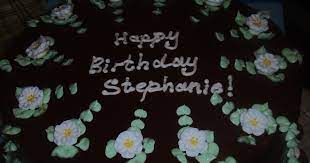 Iza S Cakes Stephanie S Birthday Cake  gambar png