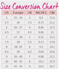Punctual Skechers Shoe Size Chart Inches Converted Into
