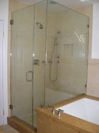 Glass Shower Door Tub Combo